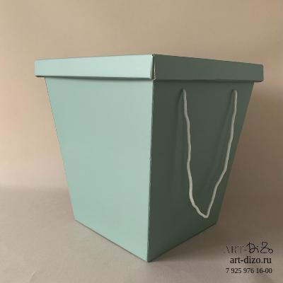 Переноска для цветов зелёная